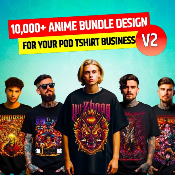 10,000+ Anime T Shirt V2